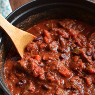 Ground Beef, Kidney Beans and Butternut