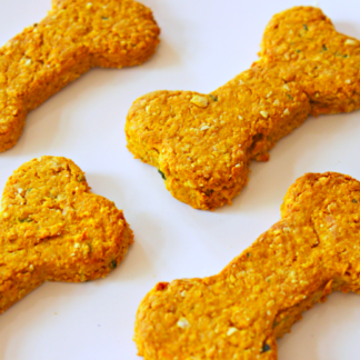 Pumpkin, Peanut Butter Pooch Biscuits