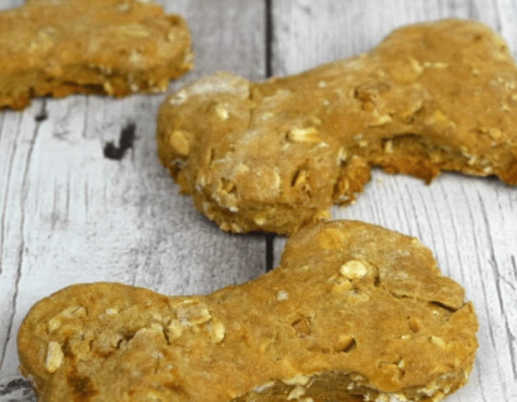 Green Apple and Turkey Sausage Dog Biscuits - Home Made Dog Food Recipe