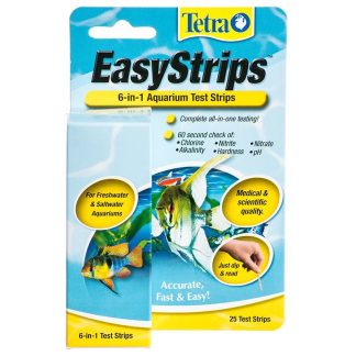 Tetra EasyStrips 6-in-1 Aquarium Test Strips – Fast, Accurate Water Testing for GH, KH, pH, Nitrates & More – Buy Now at Mindiampets.com.au