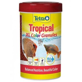 Tetra Tropical XL Color Granules – Colour-Enhancing Slow-Sinking Food for Discus, Angelfish & Large Tropical Fish – Mindiampets.com.au