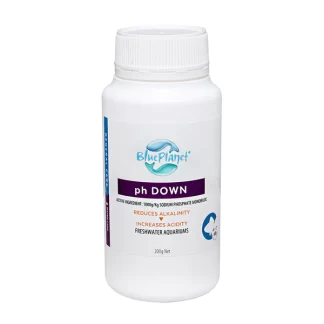 Blue Planet pH Down – Safely Lowers Alkalinity & Reduces pH in Freshwater and Saltwater Aquariums – Easy Dosing – Trusted Quality – Mindiampets.com.au