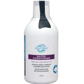 Blue Planet Water Conditioner – Removes Chlorine & Chloramine from Tap Water – Adds Electrolytes for Fish Health – Aquarium Safe – Mindiampets.com.au