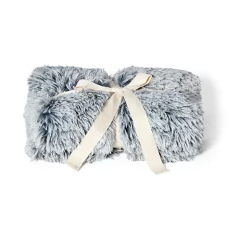 Snooza Calming Cuddler Blanket – Chinchilla & Silver Fox, Reversible, Plush Dog Blanket, Small & Large Sizes – Mindiampets.com.au