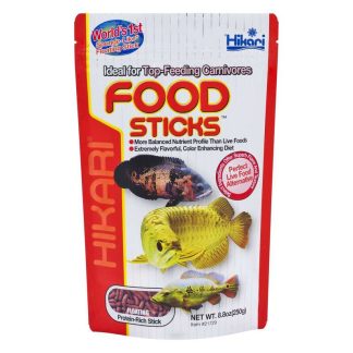 Hikari Food Sticks – Floating Protein-Rich Diet for Top-Feeding Carnivorous Fish – Live Food Alternative – Mindiampets.com.au