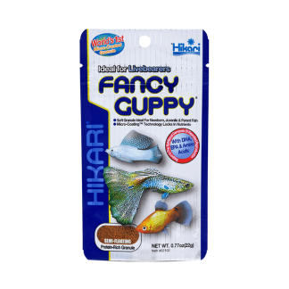 Hikari Fancy Guppy – Floating Granules for Guppies & Livebearers – Boosts Colour, Breeding & Growth – Mindiampets.com.au