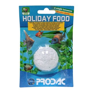 Prodac Holiday Food – Slow Dissolving Vacation Fish Food Block – Automatic Feeding While Away – Buy Online at Mindiampets.com.au
