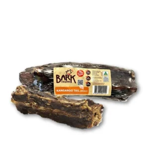 Bark & Beyond Kangaroo Tail is a natural chew that helps clean teeth and supports bone health. No preservatives, additives, hormones, or antibiotics.
