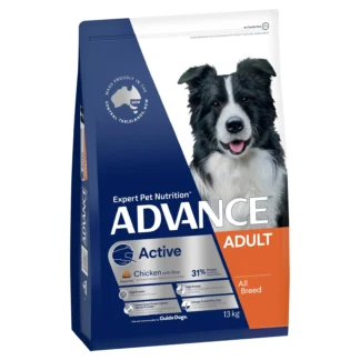 Advance Adult Dog Food – All Breed – Active Formula | High Protein & Energy | Australian Made, Gut & Joint Support | Mindiampets.com.au