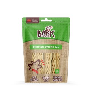 Bark & Beyond Chicken Sticks Dog Chews Natural Treats Satisfy your dog’s instinctual love of chewing with Bark & Beyond Chicken Sticks. Made with real chicken and no rawhide, these safe and naturally edible treats will keep your dog happily entertained. Perfect for promoting dental health and freshening breath, these chew sticks offer a big, untamed flavor that your dog will crave. Key Benefits Made with real chicken for irresistible flavor Helps clean teeth and freshen breath naturally Rawhide-free for safe chewing No artificial colors, flavors, or preservatives Perfect size for chewing enjoyment and dental care Why Choose Bark & Beyond Chicken Sticks? Each chicken stick is carefully crafted to provide extra tasty enjoyment while promoting healthy chewing habits. With only limited natural ingredients, these chews are a safe and satisfying option for your dog. They help clean teeth as your dog chews, supporting better oral hygiene. Safe and Natural These chicken sticks are free from artificial additives and preservatives, making them a wholesome choice for your pet’s daily treat routine. Supports Dental Health The texture of the chicken sticks helps scrape away plaque and tartar while your dog chews, contributing to fresher breath and healthier teeth. Feeding Guide Offer as a treat or reward. Always supervise your dog while consuming treats and provide fresh water at all times. Not intended as a meal replacement.