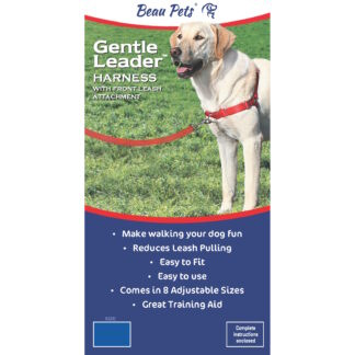Stop leash pulling with the Beau Pets Gentle Leader Harness in Black. Easy to fit, comfortable, and designed to gently redirect your dog’s attention.