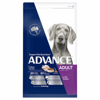 Advance Large Breed Adult Dog Turkey 15kg supports joint health, strong muscles, and overall well-being. Trusted by Australian breeders for 20+ years.