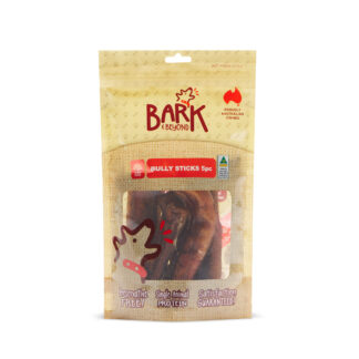 Bark & Beyond Bully Sticks are natural beef chews made in Australia. Perfect for small to medium dogs, supports dental health and has no additives.