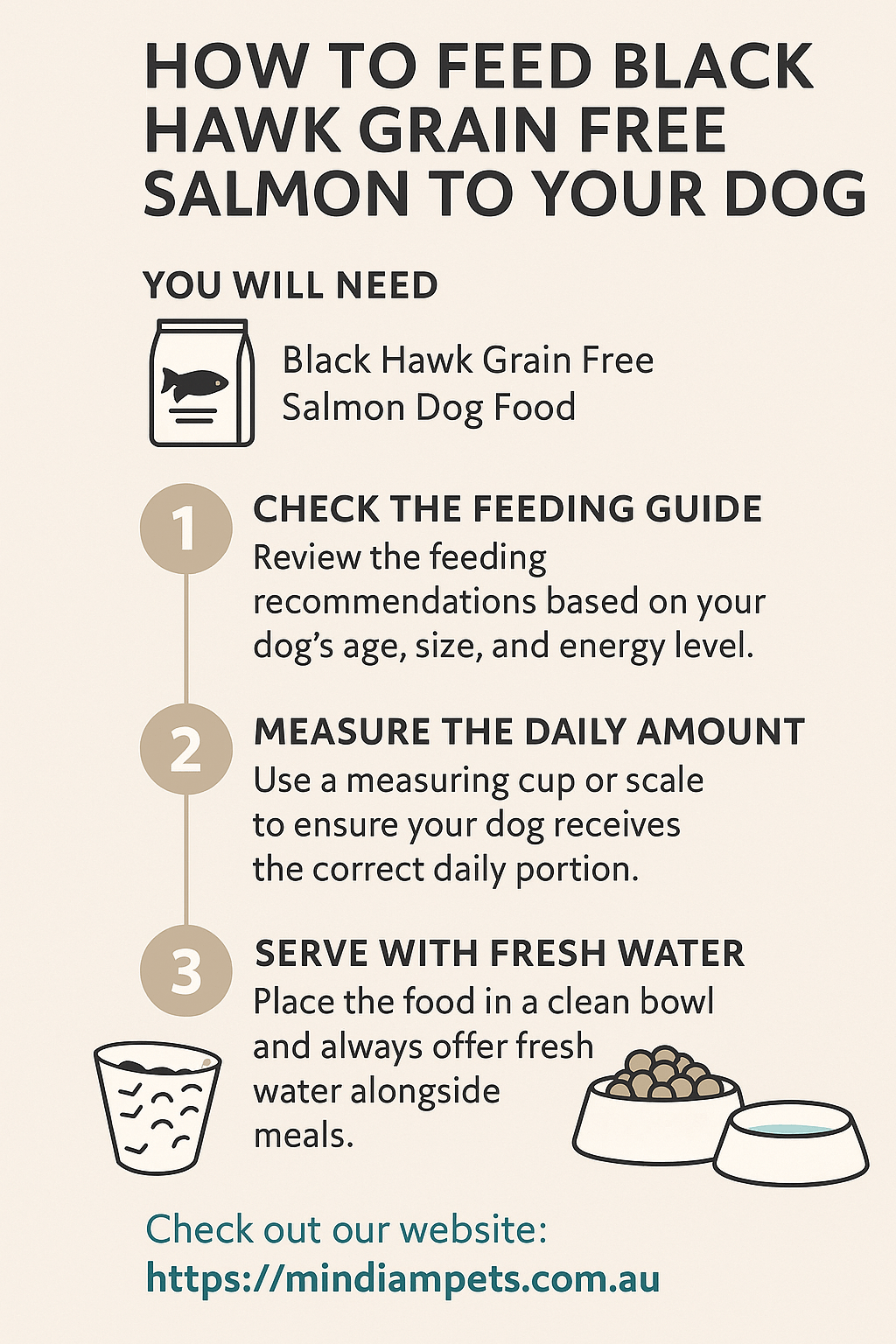 Step-by-step guide: How to feed Black Hawk Grain Free Salmon to your dog
