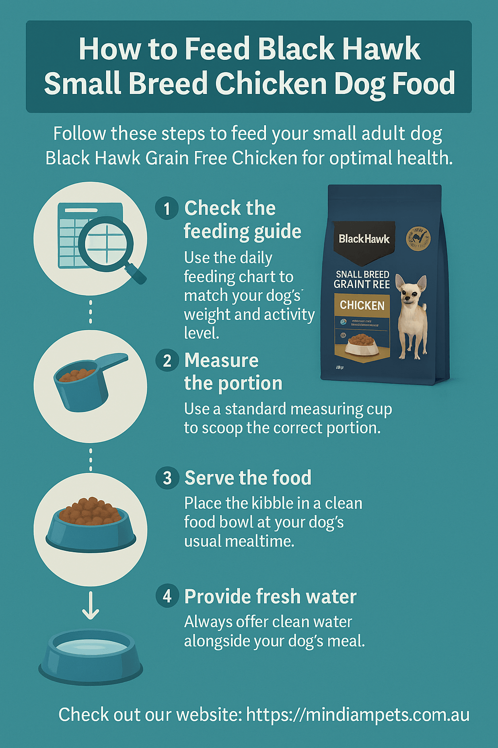  How to feed Black Hawk Small Breed Chicken dog food – step-by-step guide for small breed dogs