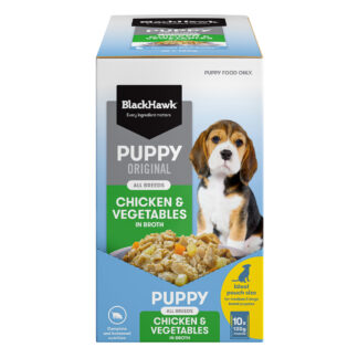 Black Hawk Puppy Wet Food Pouches – Soft & Healthy