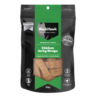 Black Hawk Jerky Straps – Premium Grain-Free Dog Treats