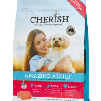 Cherish Amazing Adult Dog Food – Lean Australian Pork | Cognitive, Gut & Skin Support | Australian Made