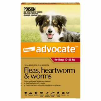 Advocate for Dogs – Fleas, Heartworm & Worms – Spot-On | 1 Tube