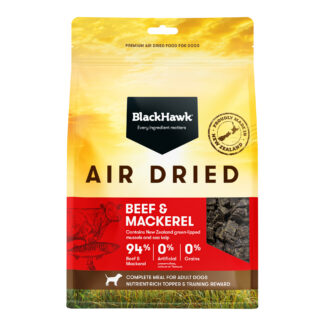 Black Hawk Adult Dog – Air Dried Beef & Mackerel | Premium NZ Recipe