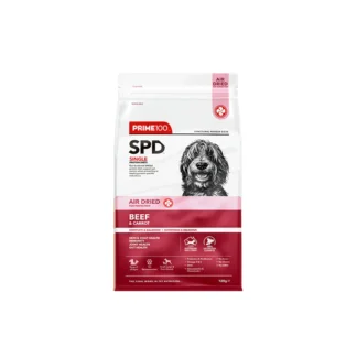 Prime100 – SPD Air Dried – Beef & Carrot | Complete Balanced Dog Food | Mindiampets Australia