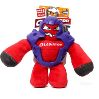GiGwi – Gladiator Plush | TPR Armoured Dog Toy with Squeaker – Durable & Cuddly