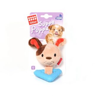 GiGwi – Suppa Puppa – Plush Chew Dog | Puppy Teething Toy | Mindiampets Australia