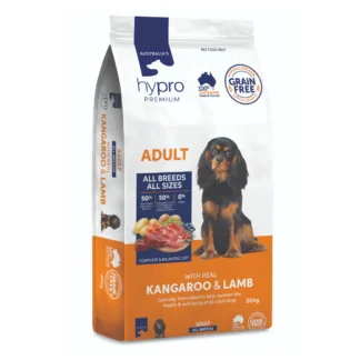Hypro Premium – Adult Dog – GRAIN FREE – Kangaroo & Lamb | Mindiampets Australia