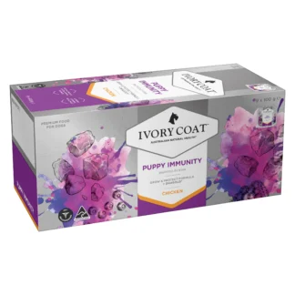 Ivory Coat – Wet Food Trays – Inspired By Raw – Puppy Immunity | Mindiampets Australia