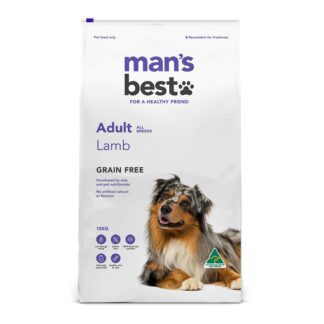 Man’s Best – Adult Dog – GRAIN FREE – Lamb | Premium Australian Made Dog Food | Mindiampets Australia