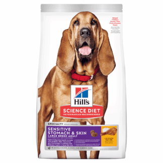 Hill’s – Science Diet – Adult Dog – Sensitive Skin & Stomach – Large Breed | Mindiampets Australia