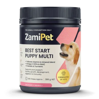 puppy multivitamin chews for healthy development