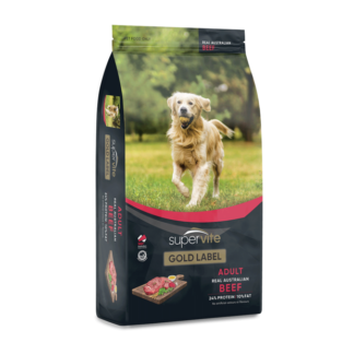 Supervite Gold Label – Adult Dog – Australian Beef | Complete Balanced Dog Food | Mindiampets Australia