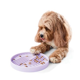 Pet Silicone Feeding Plate - Lilac - Purchase from an Australian pet store near you